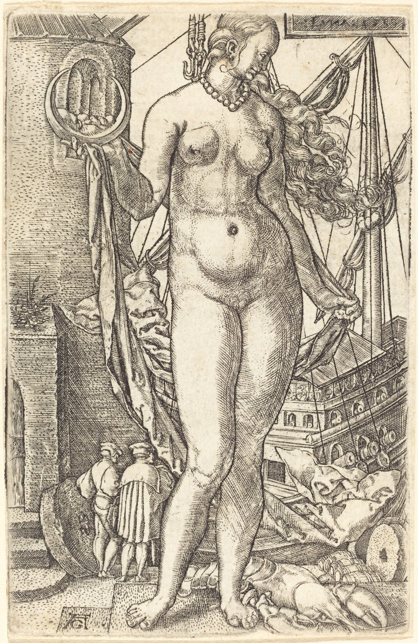 Moon, 1533 by Heinrich Aldegrever