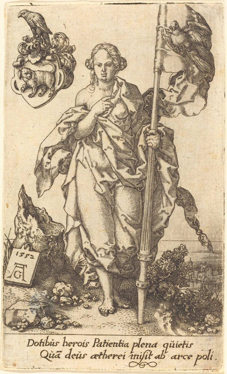 Patience, 1552 by Heinrich Aldegrever
