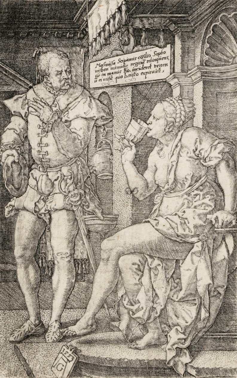Sophonisbe by Heinrich Aldegrever