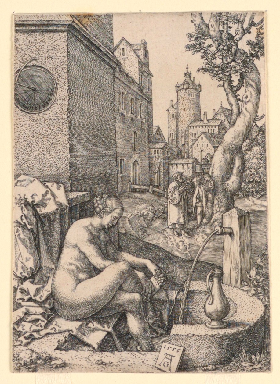 Susanna and the Elders by Heinrich Aldegrever