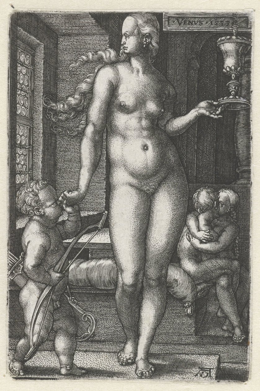 Venus (The Seven Planets series) by Heinrich Aldegrever