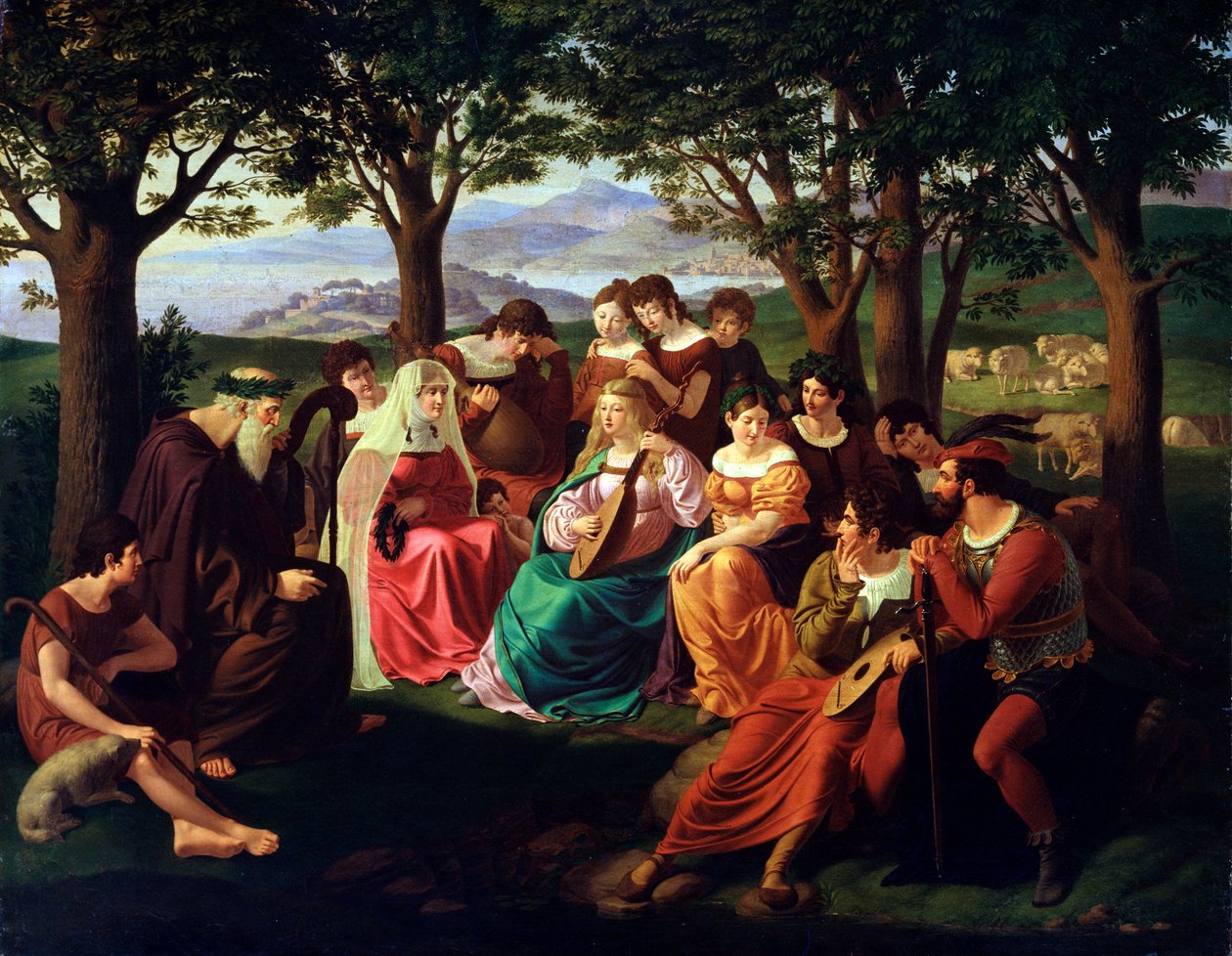 Singers Competition by Heinrich Anton Dahling