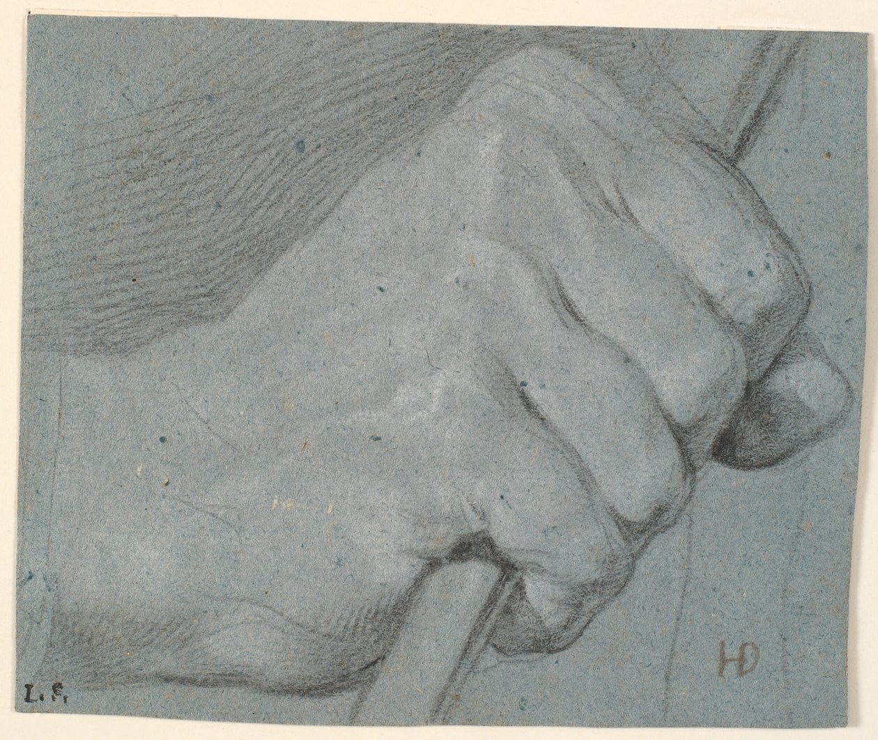 Study of Hand, Clenched Around a Stick by Heinrich Dittmers