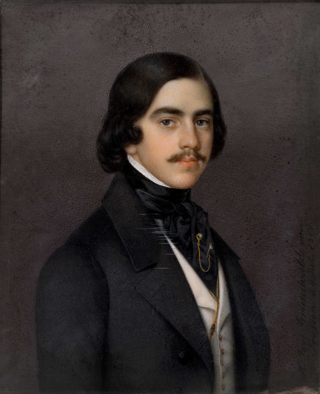 Portrait of Mikhail Alexandrovich Bakunin by Heinrich Ferdinand Grünewald