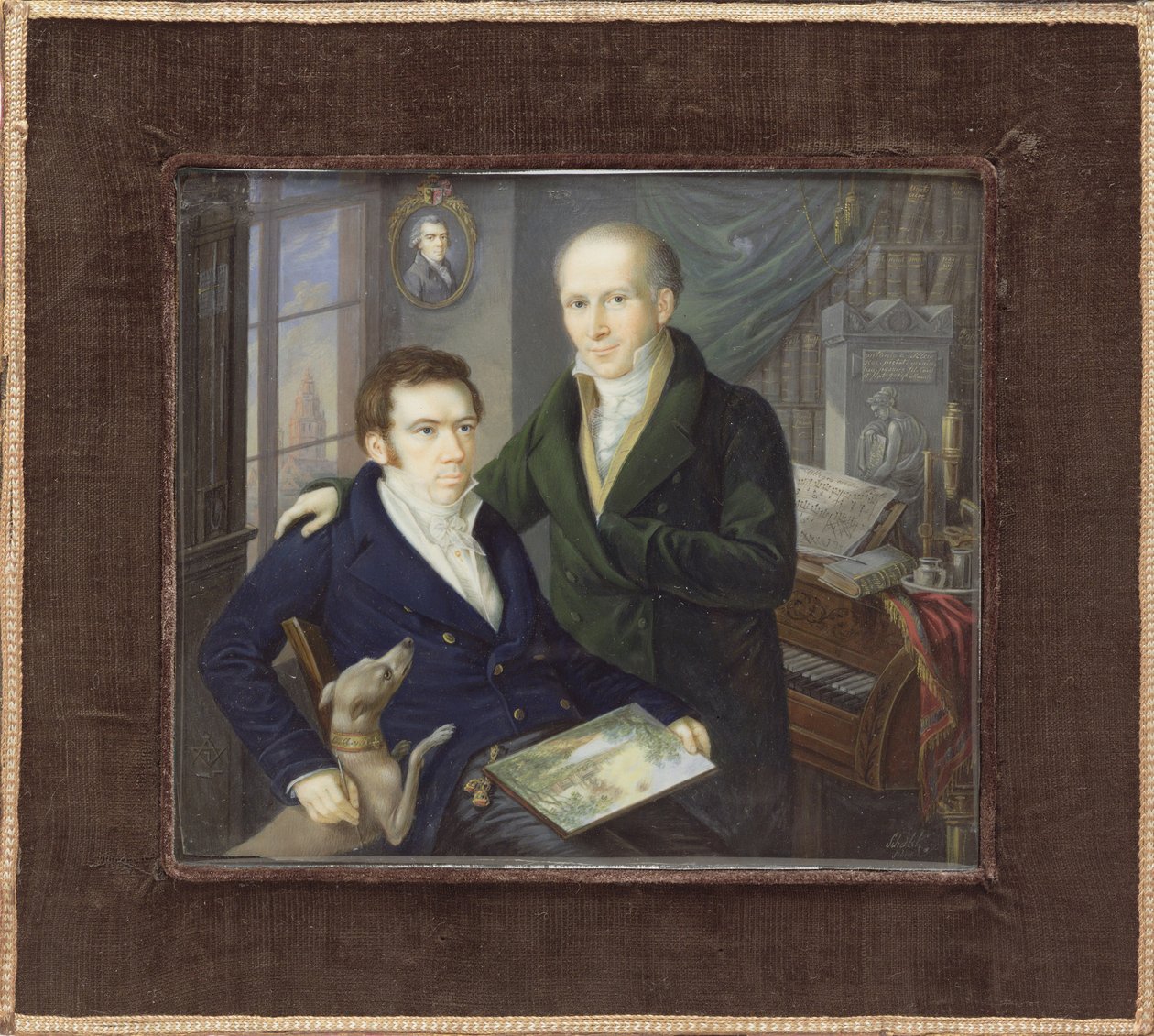 Joseph and Karl August von Klein, ca. 1810-15 by Heinrich Franz Schalck
