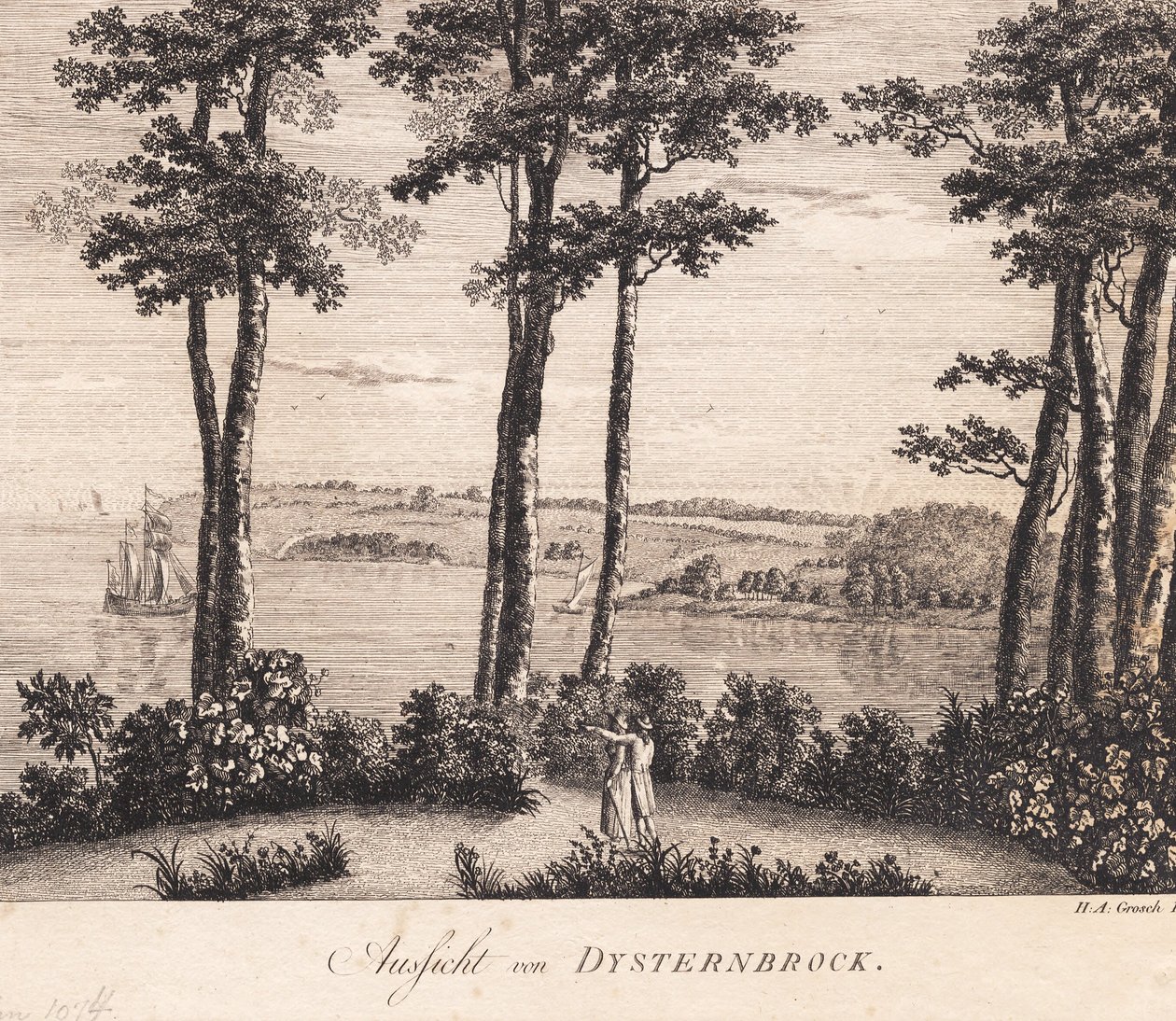 View from Dysterbroch by Heinrich Grosch