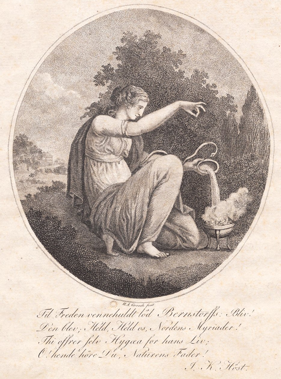 Hygieia Sacrificing for Bernstorff