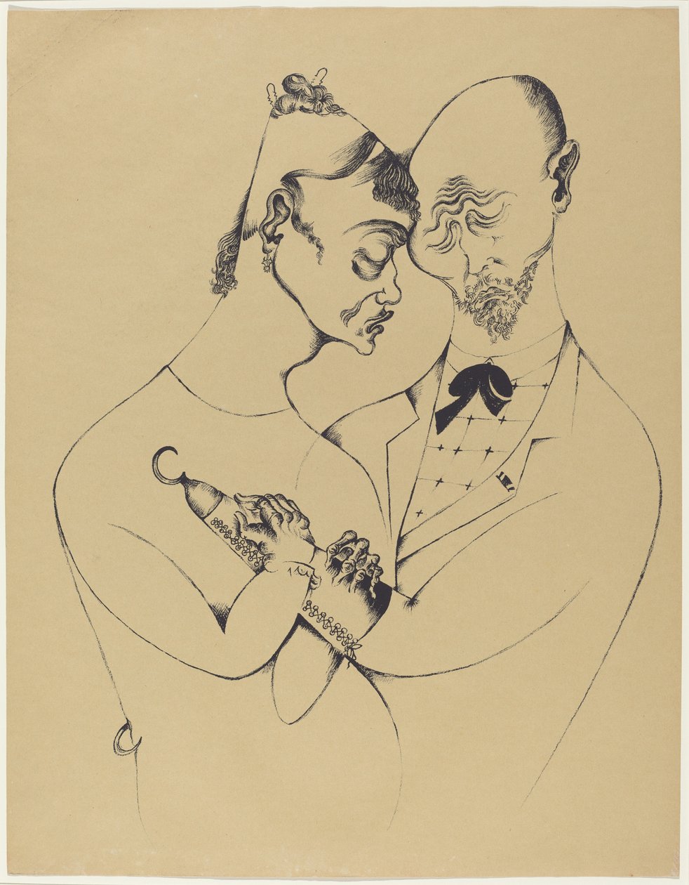 The Married Couple by Heinrich Hoerle
