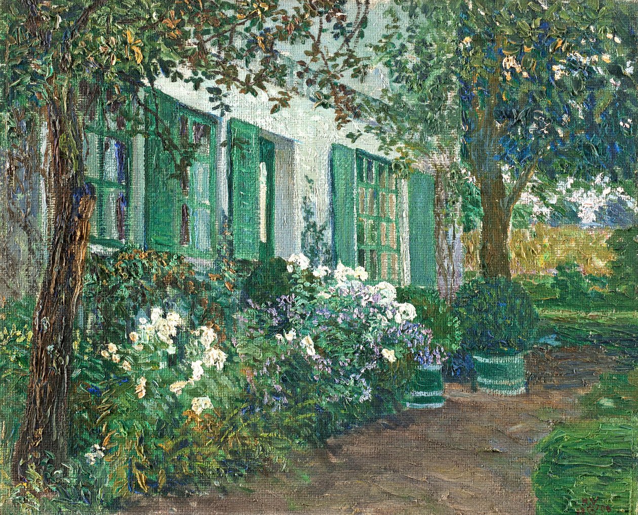 White Phlox by Heinrich Johann Vogeler