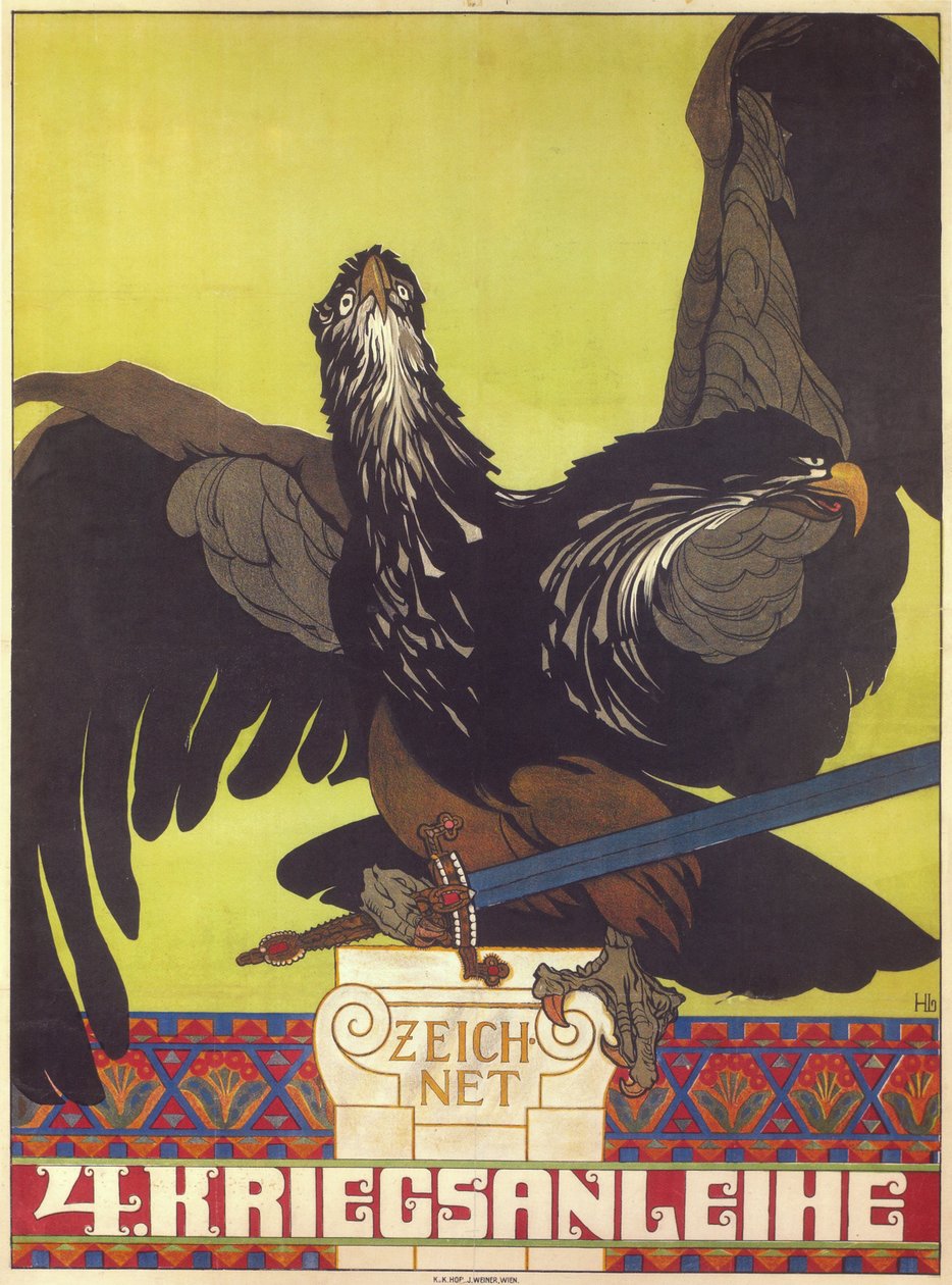 Subscribe to the Fourth War Loan by Heinrich Lefler