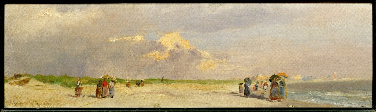 Women from Katwijk on the Beach by Heinrich Rasch