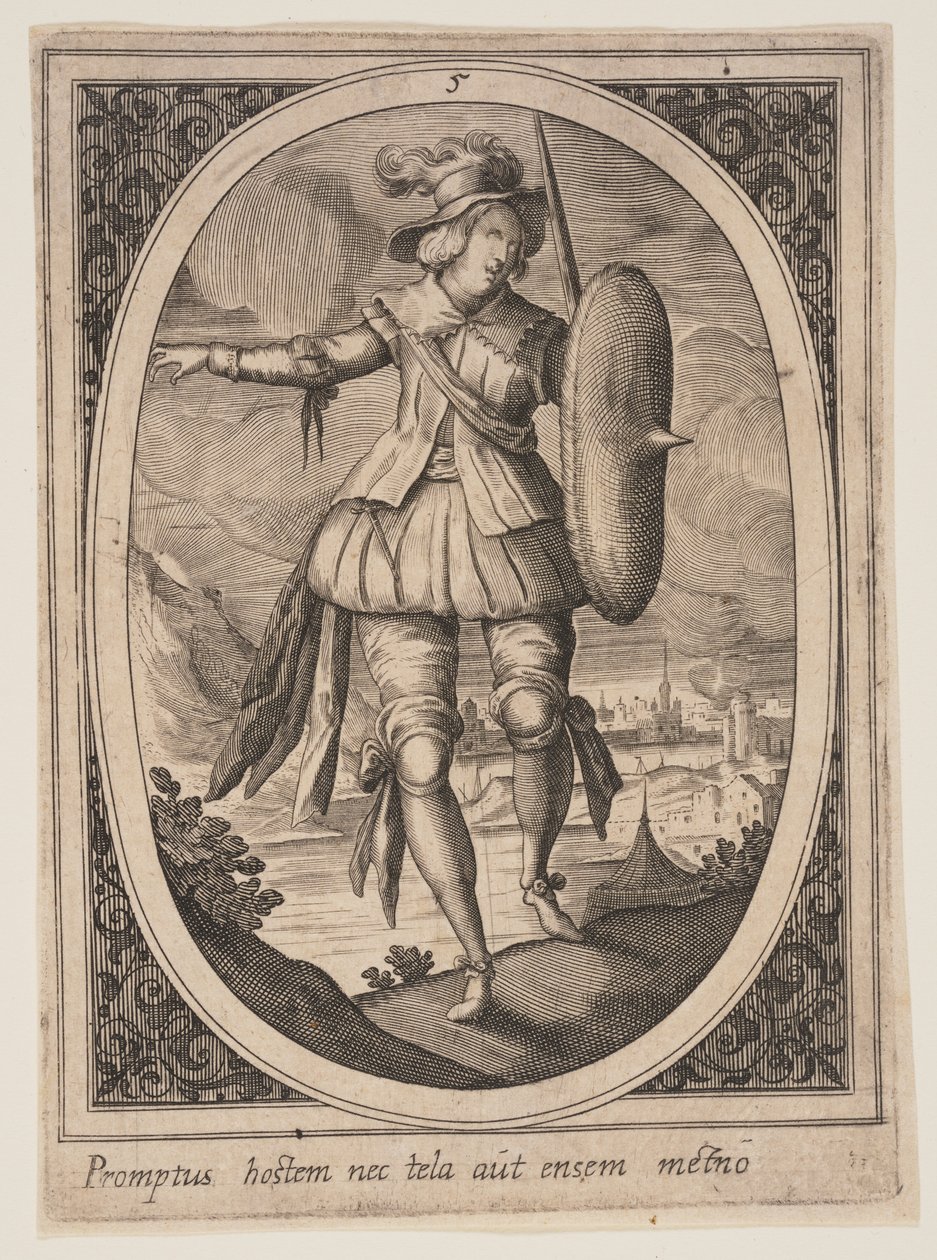 Plate 5 from Military Figures by Heinrich Ulrich