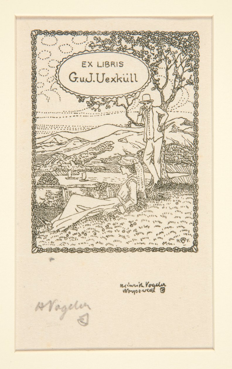 Bookplates by Heinrich Vogeler