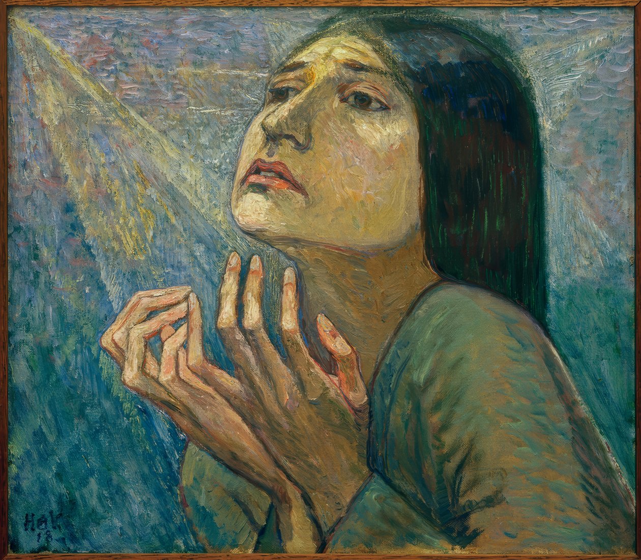 Portrait of the Dancer Charlotte Bara by Heinrich Vogeler