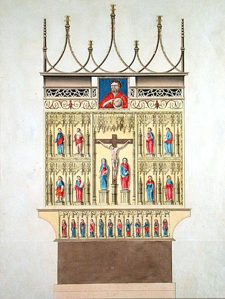 High-Altar of the Former Cathedral in Hamburg, 1805 by Heinrich Wilhelm Julius Koch