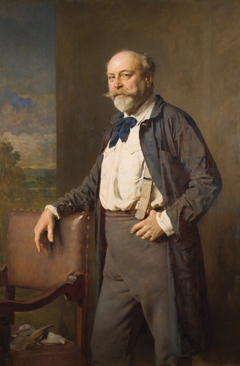 The Sculptor Rudolf Weyr by Heinrich von Angeli