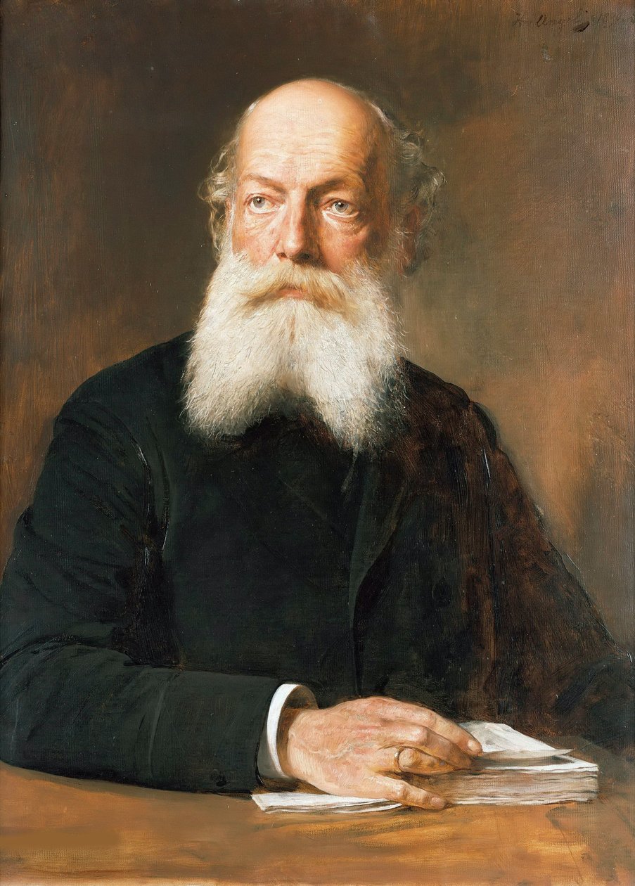 Portrait of Friedrich August Kekulé von Stradonitz, 1829-1896, 1890 by Heinrich von Angeli