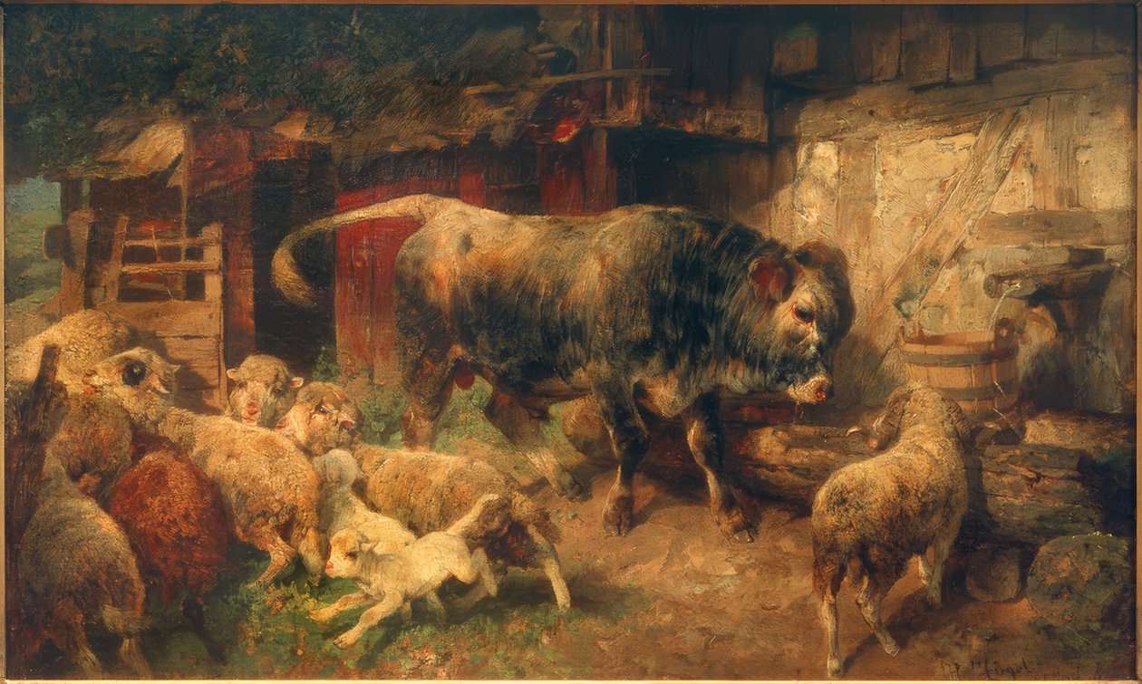 The Monarch by Heinrich von Zügel