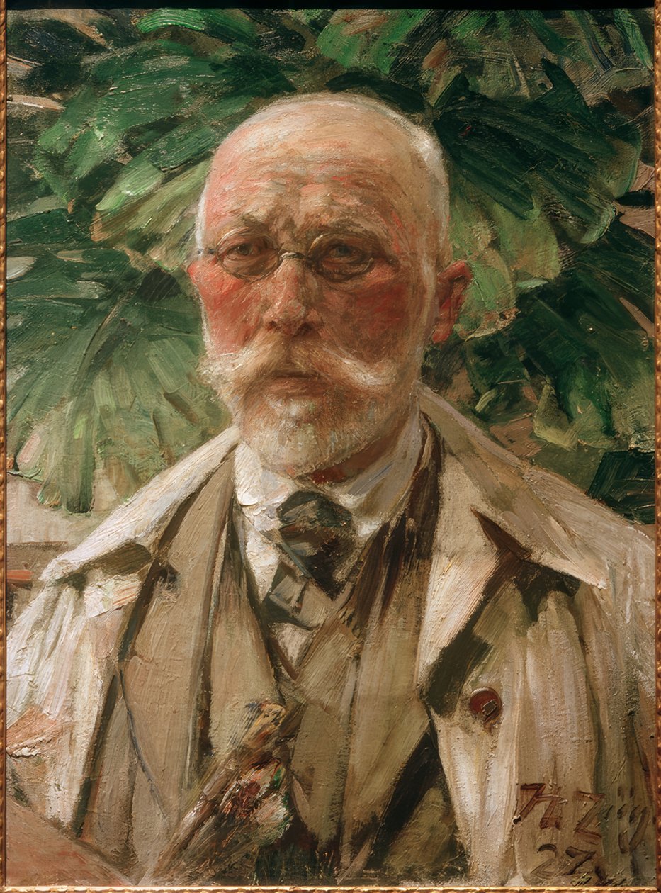 Self-Portrait by Heinrich von Zügel