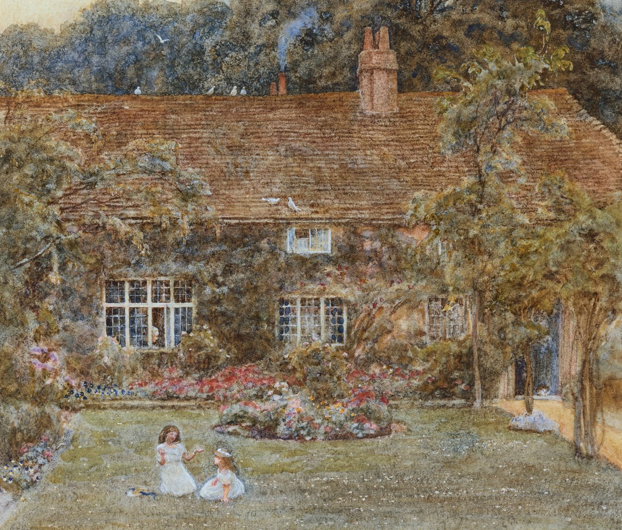 A Country House by Helen Allingham
