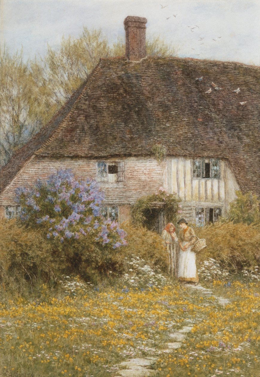 A Kentish Cottage by Helen Allingham