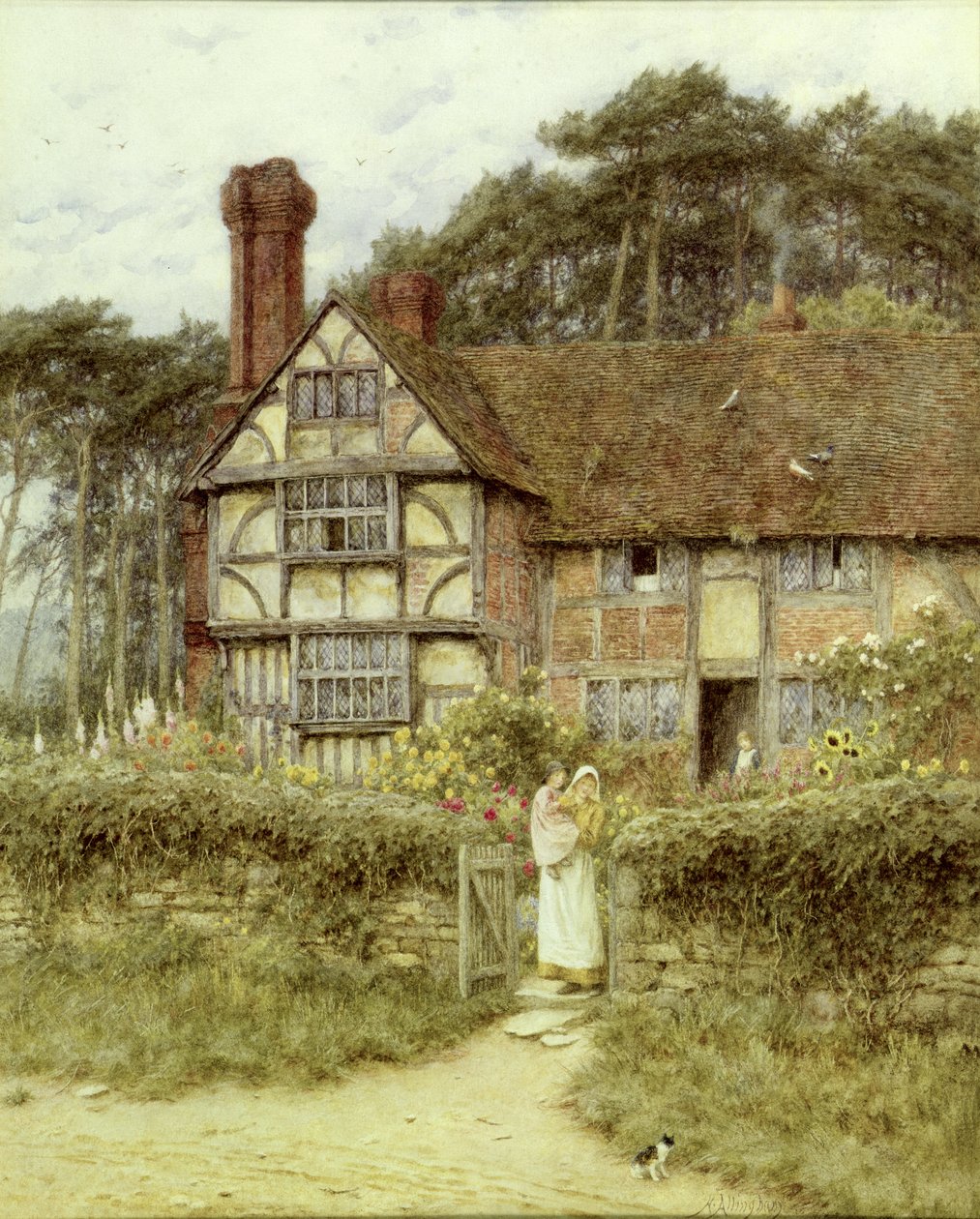 Unstead Farm, Godalming by Helen Allingham