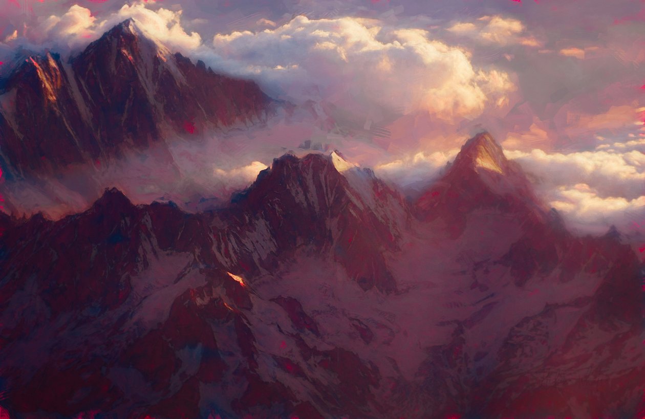 Alpine Dawn by Helen White