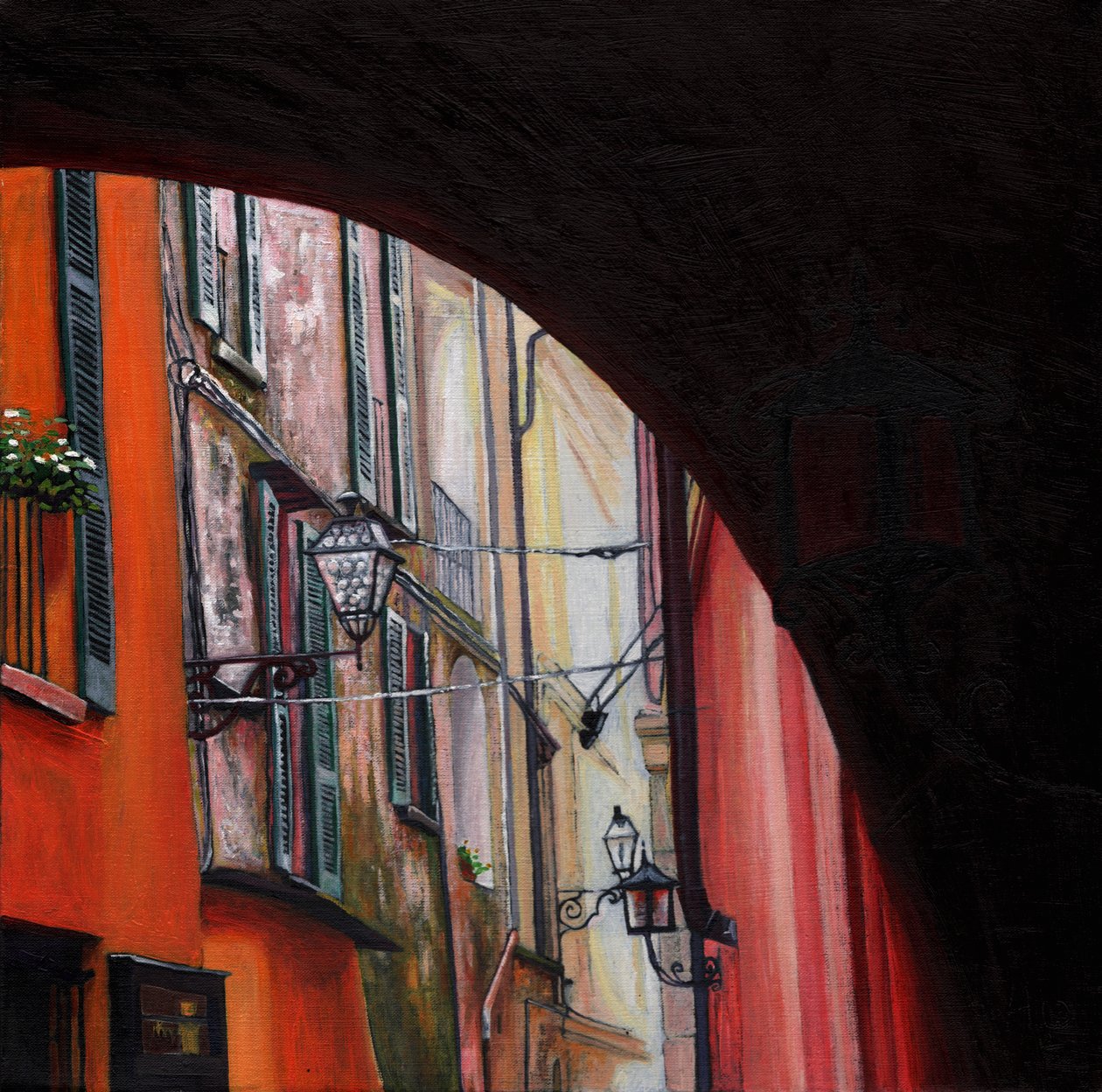Menaggio lanterns by Helen White