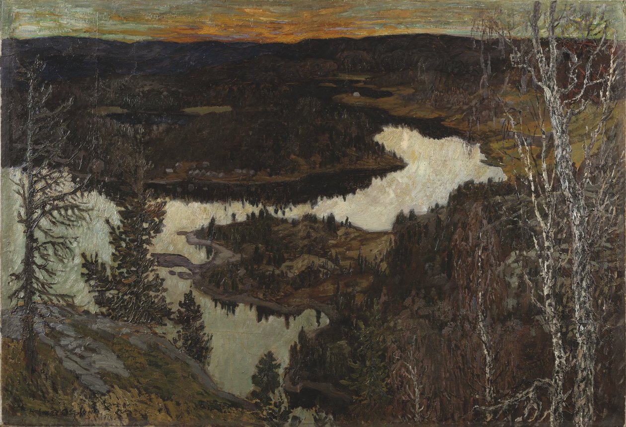 Autumn, Nordingrå by Helmer Osslund