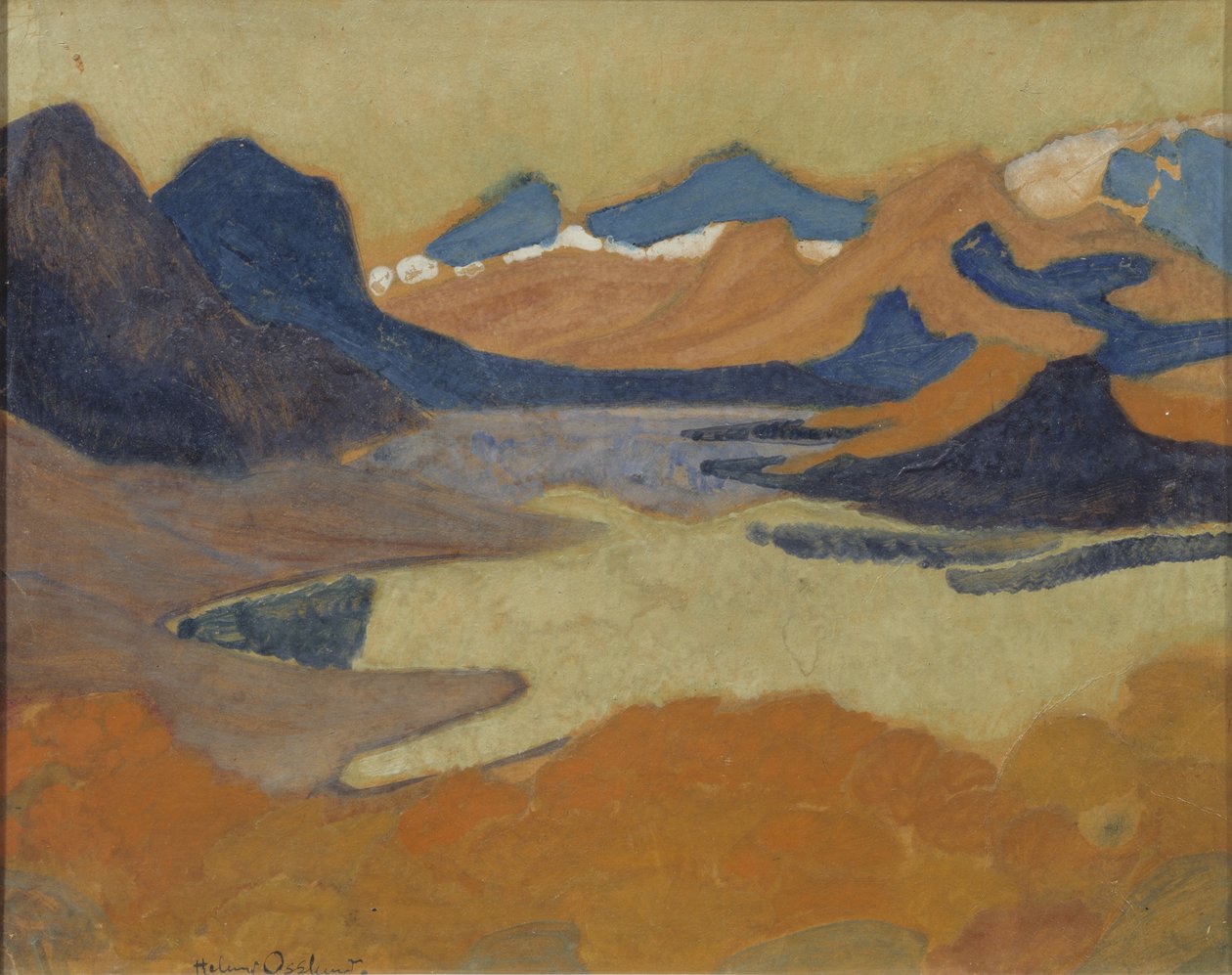 On the Way to Stora Sjöfallet by Helmer Osslund