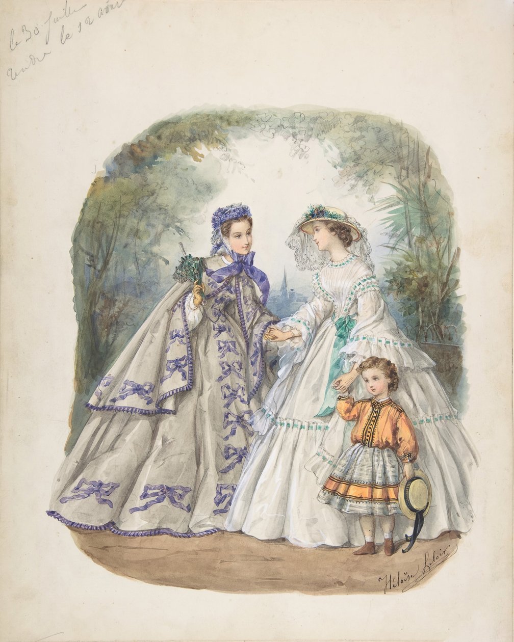 Illustration for a French Fashion Magazine by Heloise Leloir