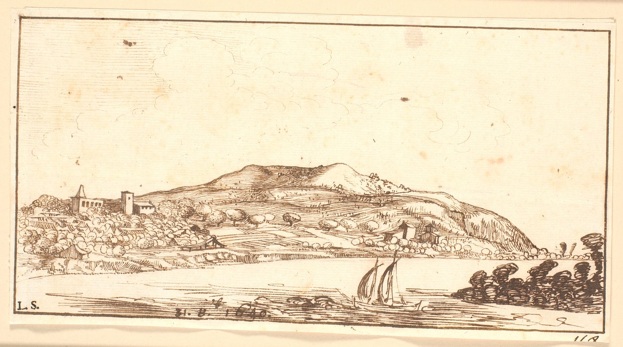 The Banks of the Garonne River, Near Bordeaux by Hem