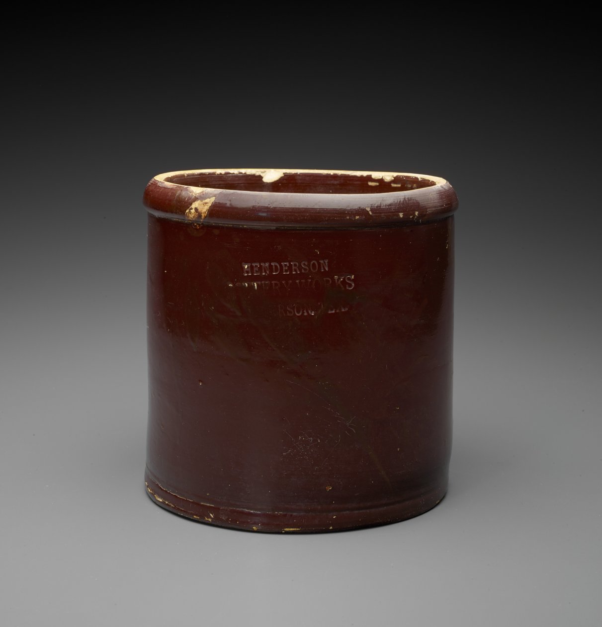 Jar, c. 1890-1894 by Henderson Pottery Works Henderson Pottery Works