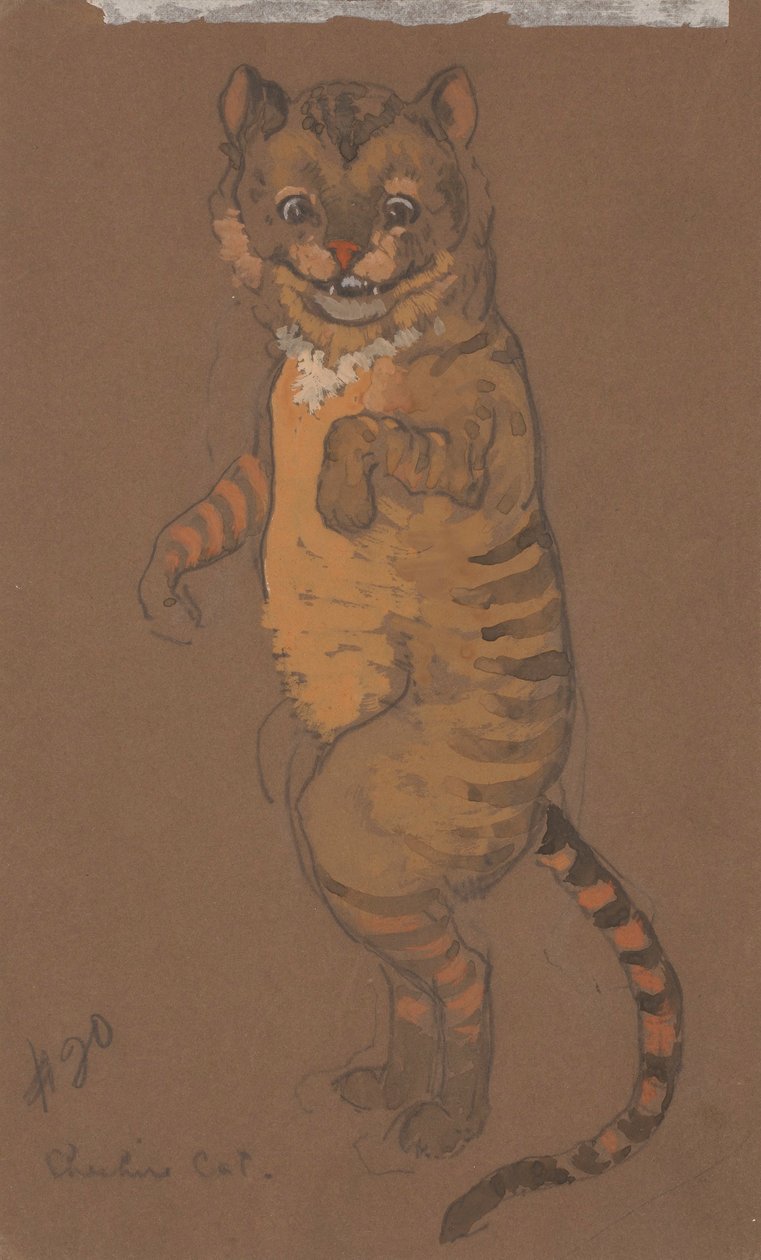 Cheshire Cat (costume design for Alice-in-Wonderland, 1915) by Henderson, William Penhallow