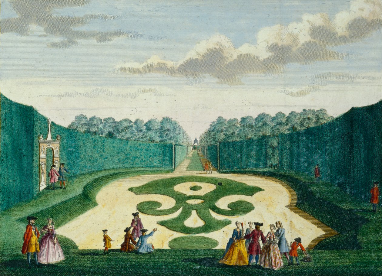 Design for a Garden by Hendrick de and Brouerius Van Nidek, Mattheus Leth
