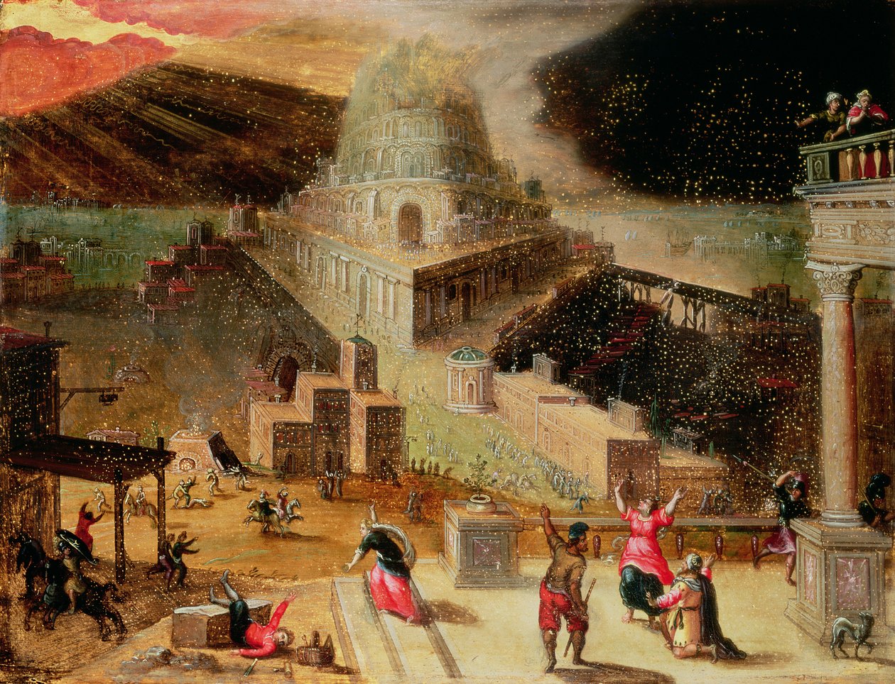 The Destruction of the Tower of Babel by Hendrick van Cleve