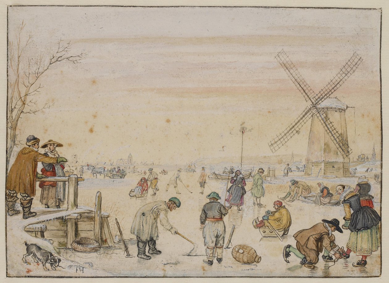 Ice Amusement by Hendrick Avercamp