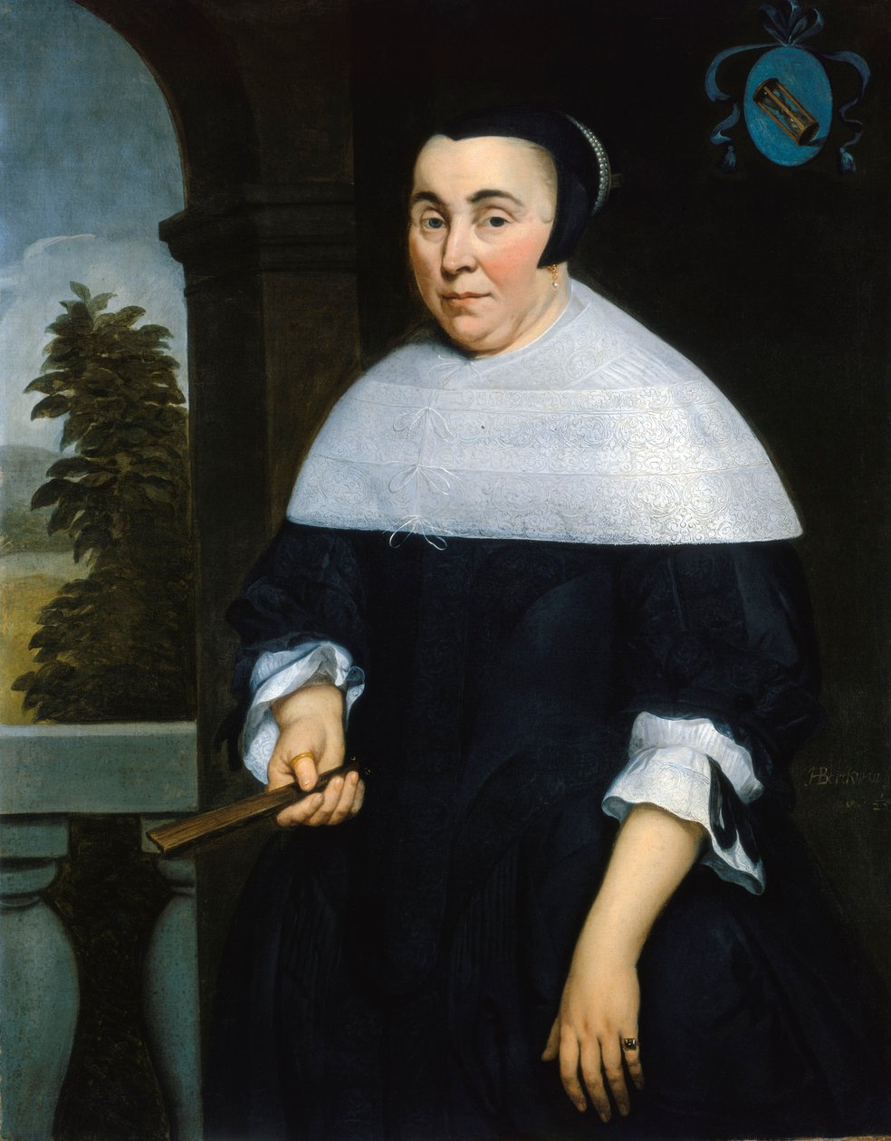 Portrait of Anna van Gelder by Hendrick Berckman