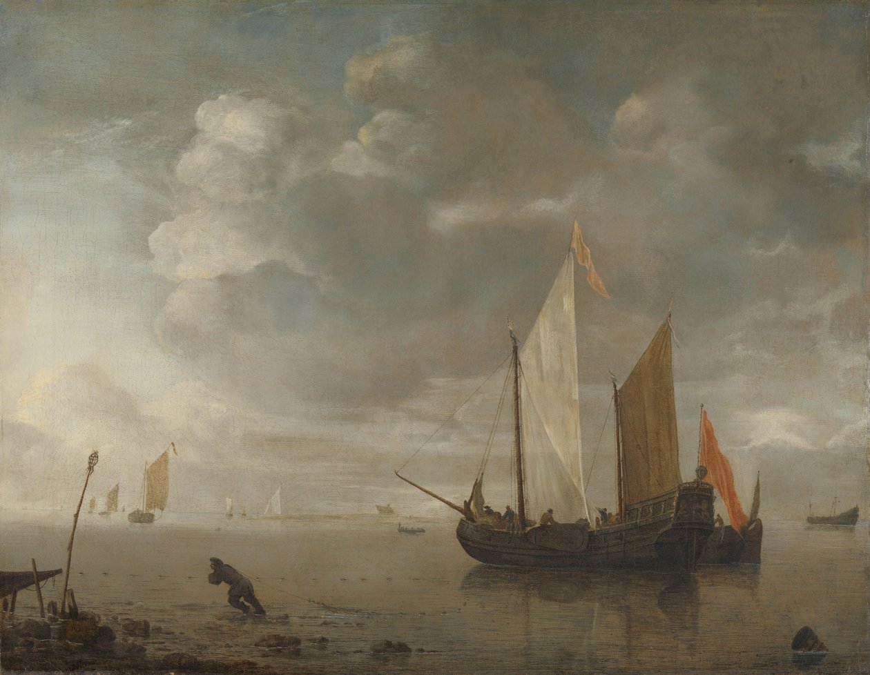 Calm Sea by Hendrick Dubbels