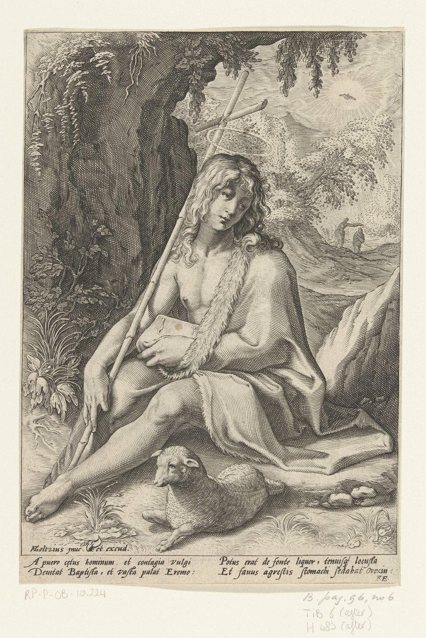 John the Baptist by Hendrick Goltzius (workshop of)