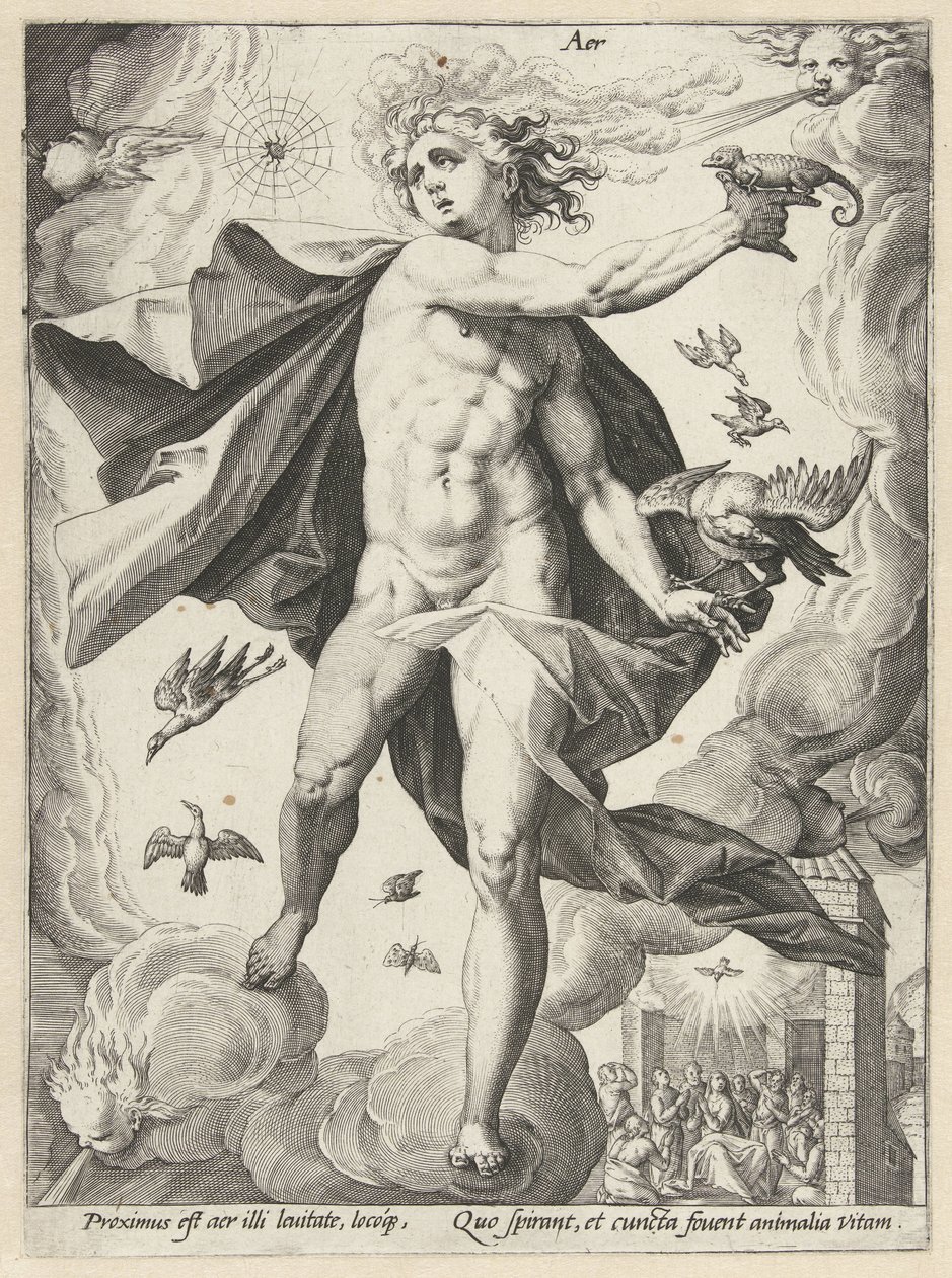 Air (The Four Elements) by Hendrick Goltzius (workshop of)