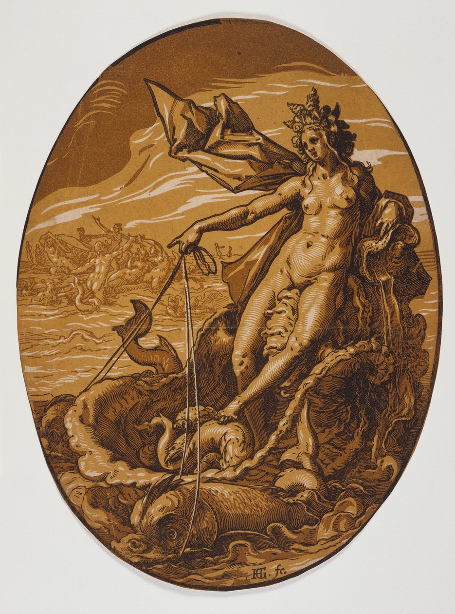 Amphitrite by Hendrick Goltzius