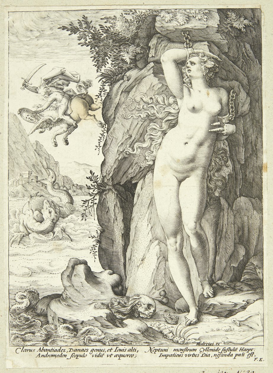Andromeda Rescued by Perseus by Hendrick Goltzius