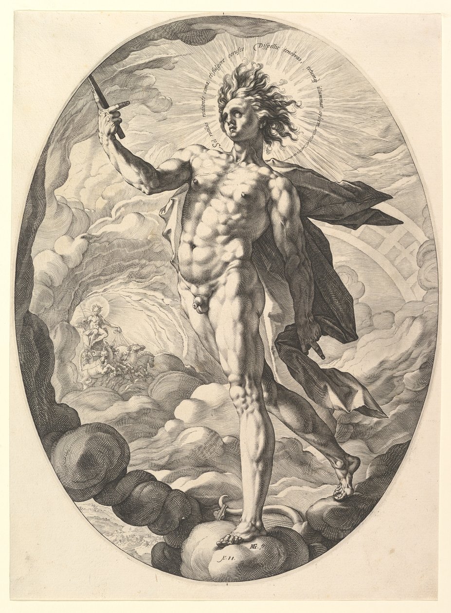 Apollo by Hendrick Goltzius