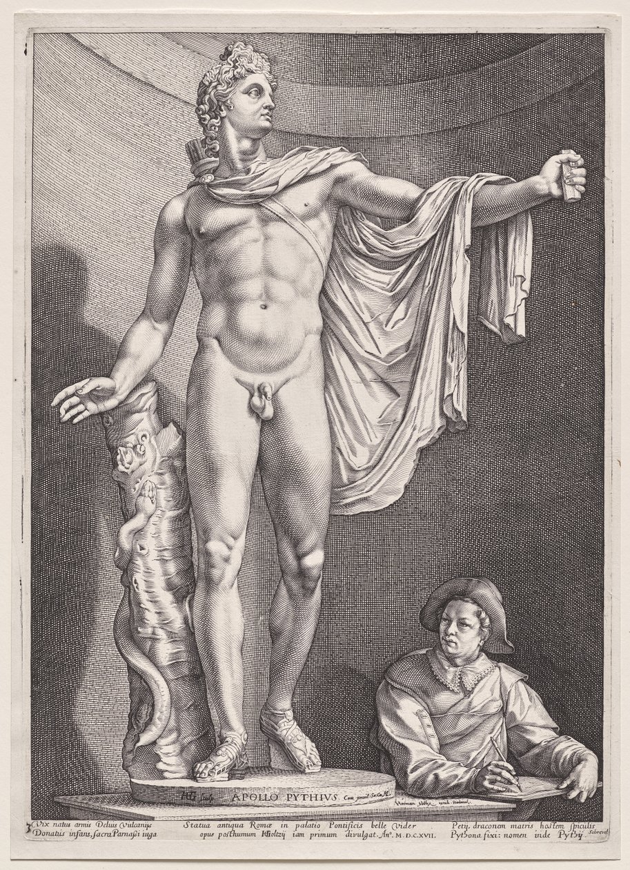 Apollo Belvedere by Hendrick Goltzius