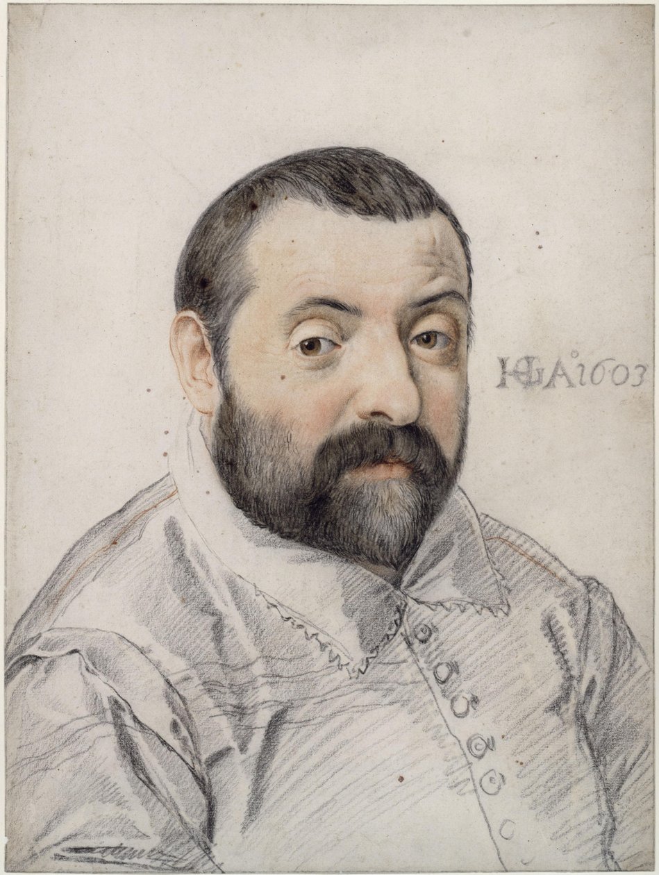 Portrait of Jacopo Palma il Giovane by Hendrick Goltzius