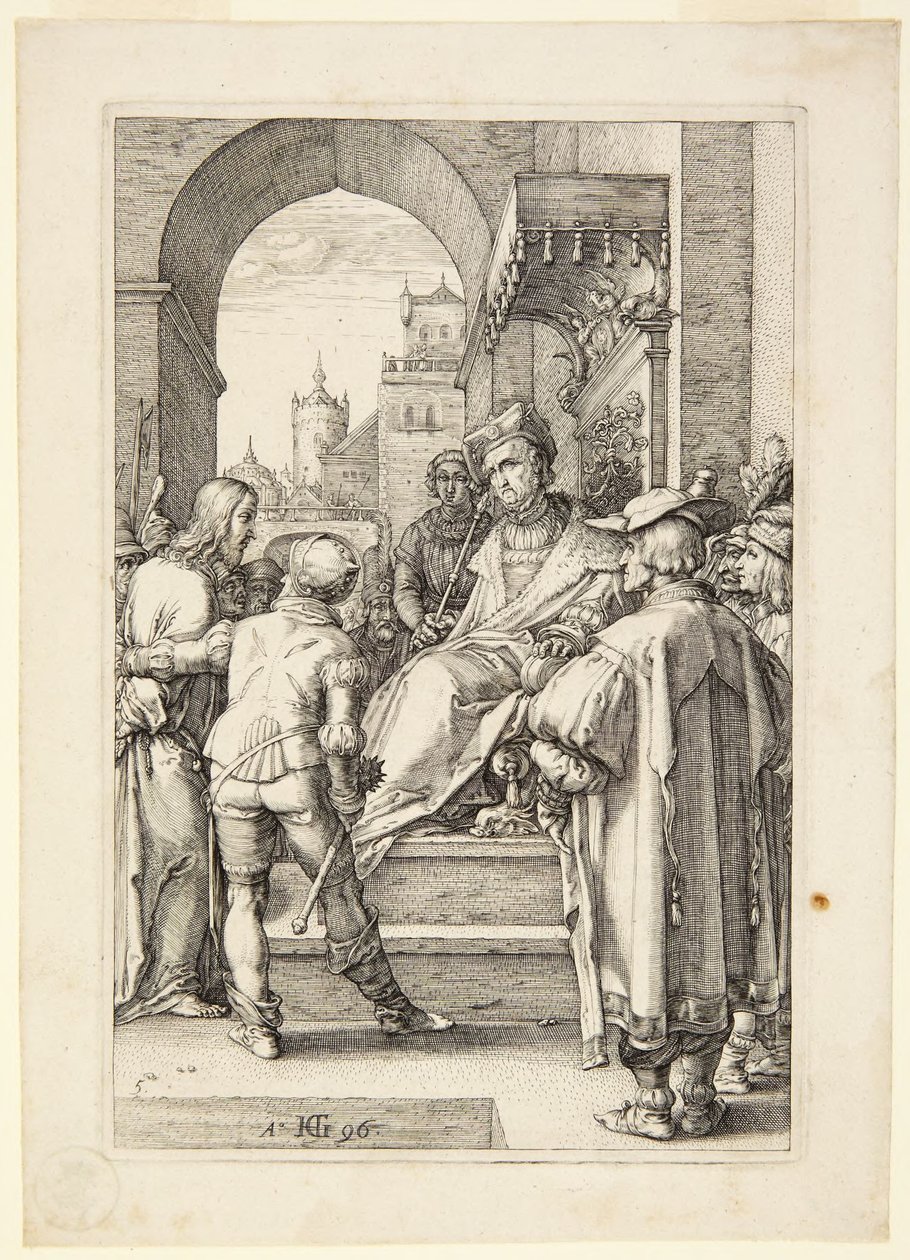 Christ before Pilate by Hendrick Goltzius