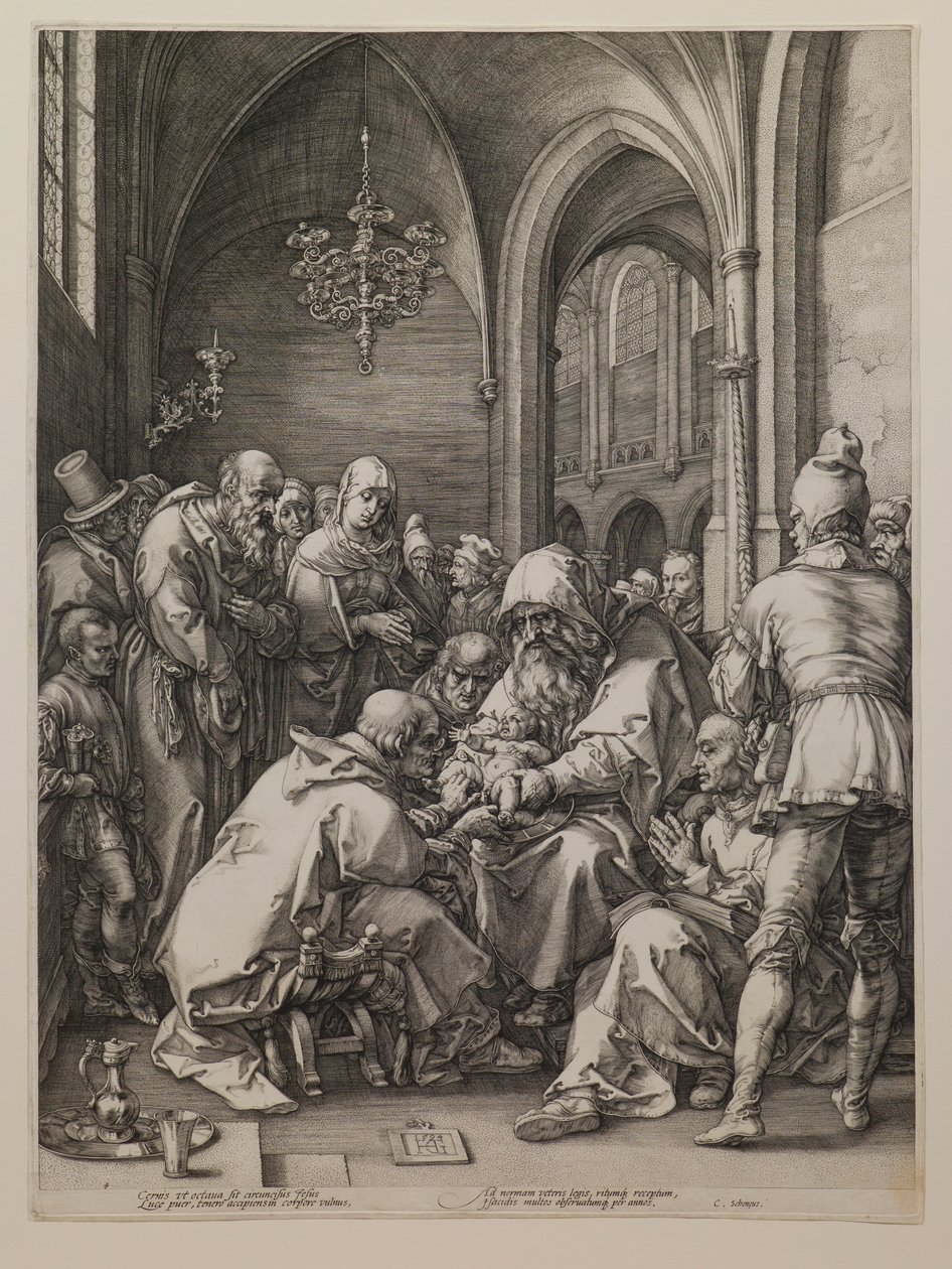 Circumcision, from the series “The Life of the Virgin” by Hendrick Goltzius