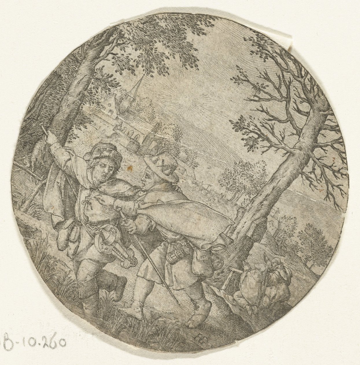 The Blind Leading the Blind by Hendrick Goltzius