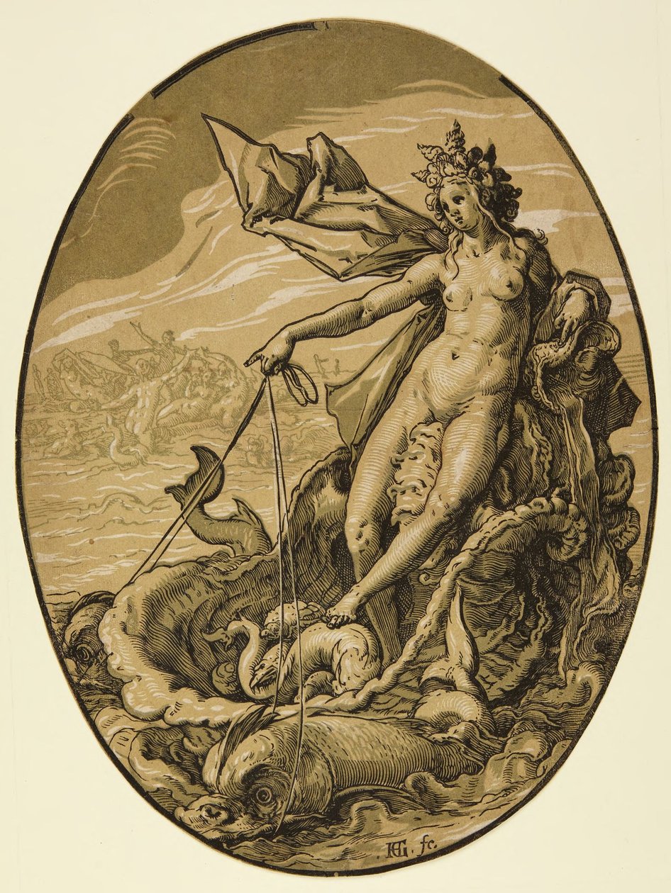 Demogorgon and the Deities by Hendrick Goltzius